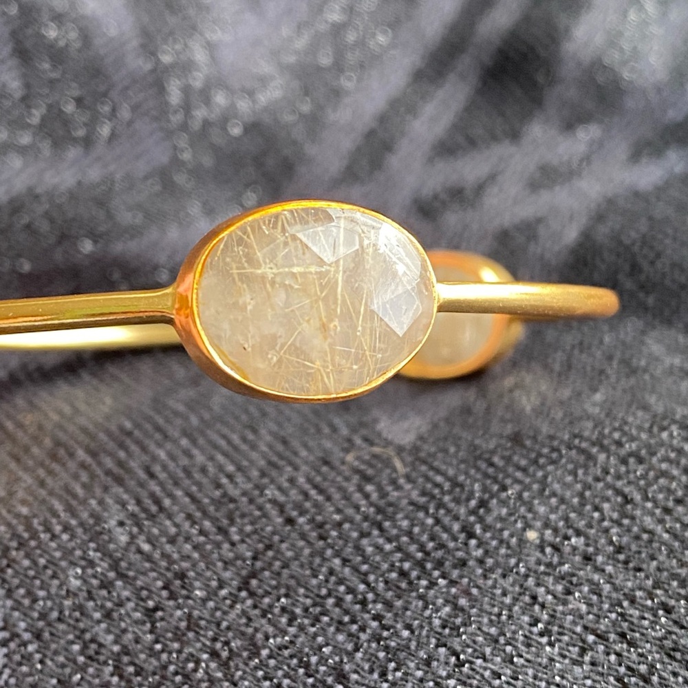 Golden Rutile Women Bangle - Picture 7 of 7